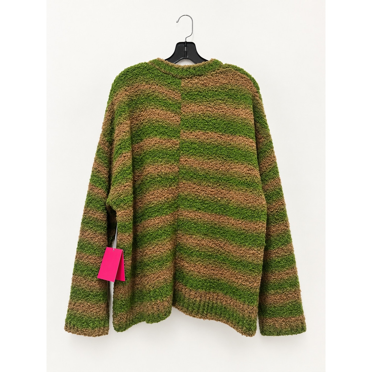 The Elder Statesman Rover Boucle Pullover Astro Gradient Green Brown M Nwt — image 8 of 8
